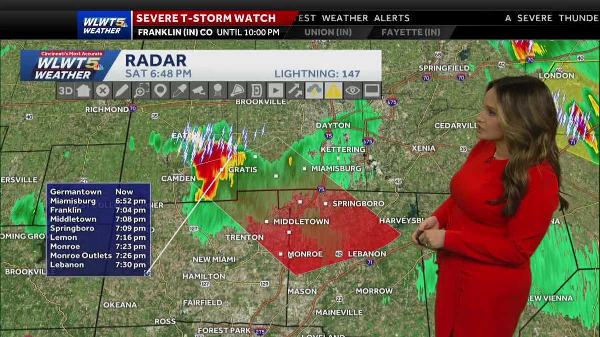 Tracking storm chances across Greater Cincinnati
