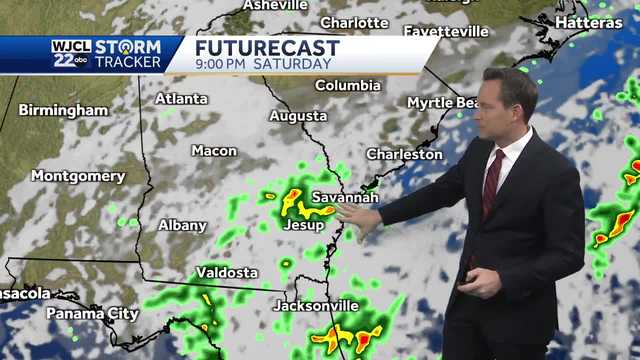 Savannah: Rain chances this weekend, the timing