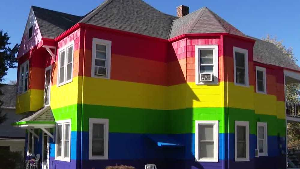 Nebraska building owner creates rainbow house