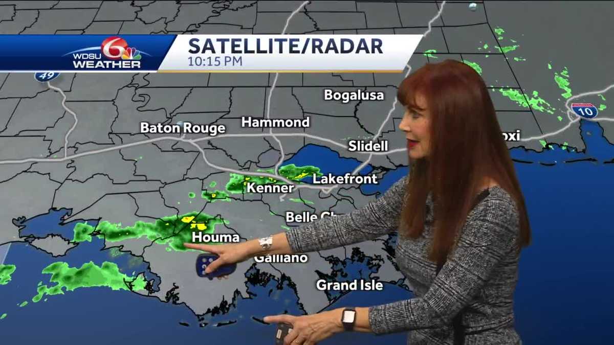 Some lingering showers