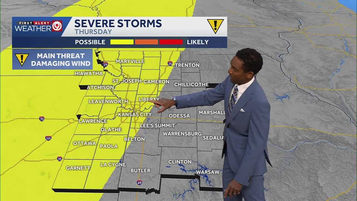 Kansas City weather: Windy and warm Wednesday, possible storms on Thursday