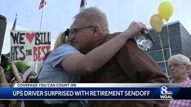 Dover UPS driver gets surprise retirement send off - Vimarsana News