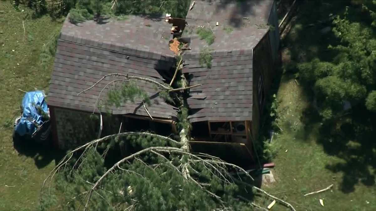 2 tornadoes touch down in morning in Mass., NWS confirms