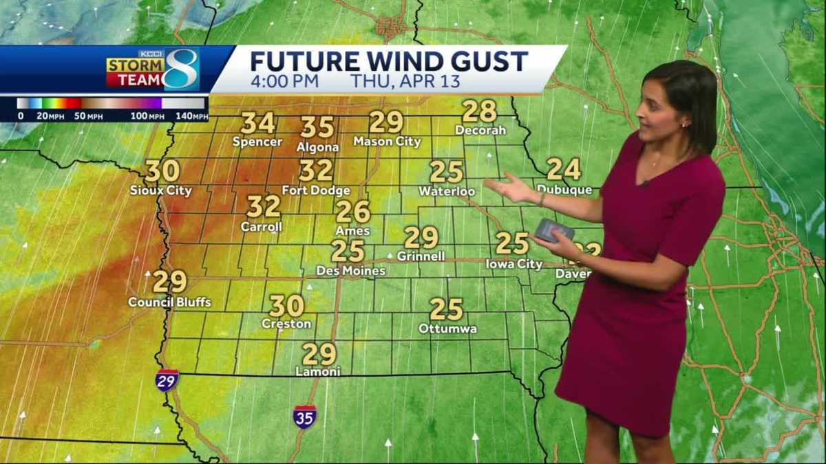 Windy with elevated fire danger Thursday ahead of storms this weekend