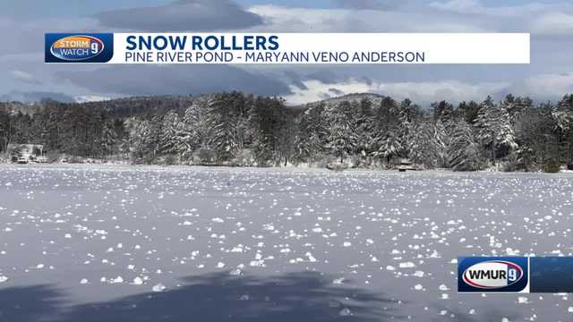 Snow rollers spotted across NH from wet snow, wind - Vimarsana News
