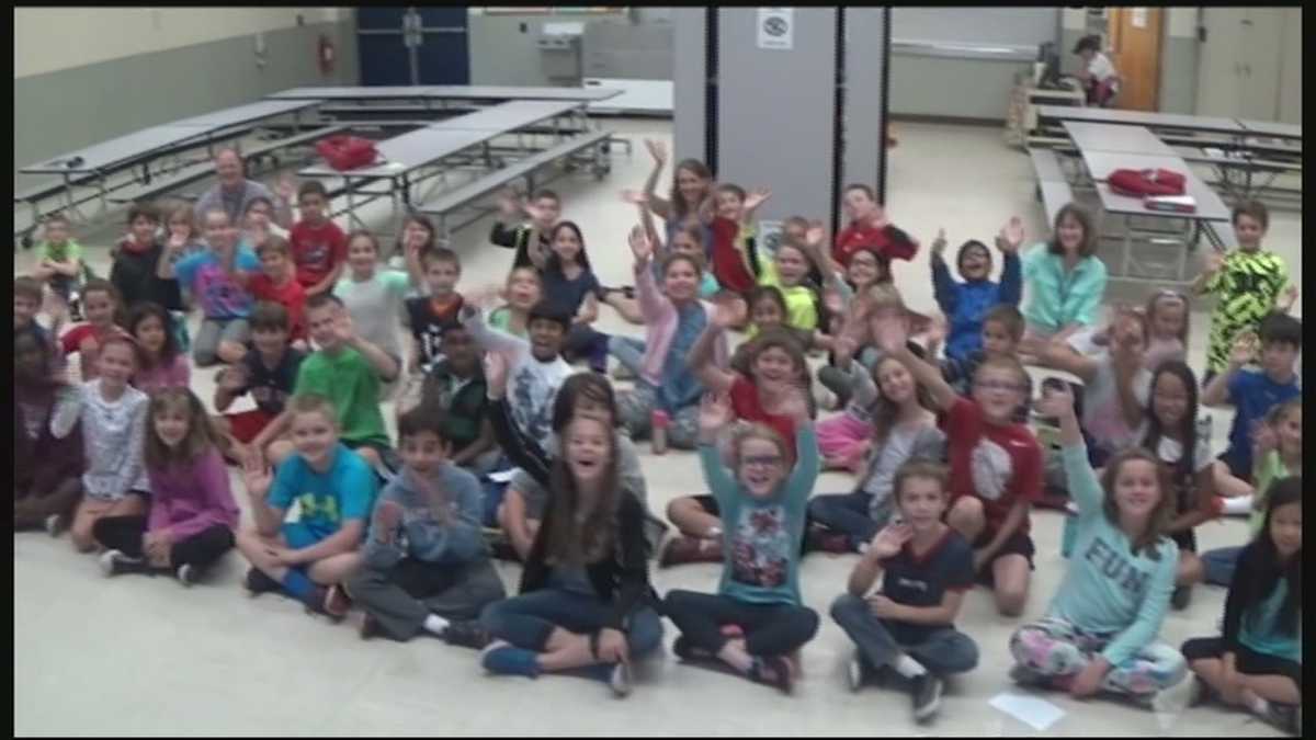 School visit Memorial Elementary School in Bedford