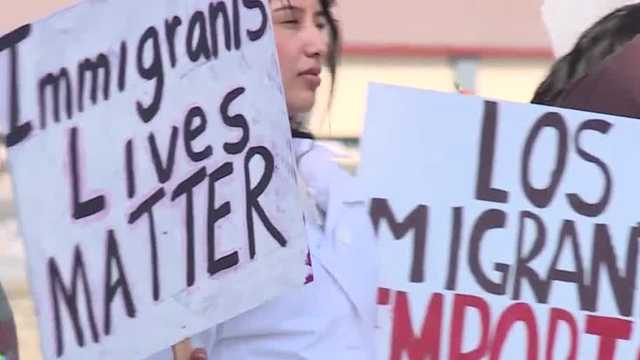 Community members protest against Florida Gov. Ron DeSantis' visit to Salinas - Vimarsana News