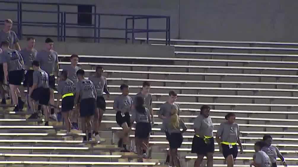 Georgia Southern hosts 9/11 remembrance stair climb at Paulson Stadium in Statesboro