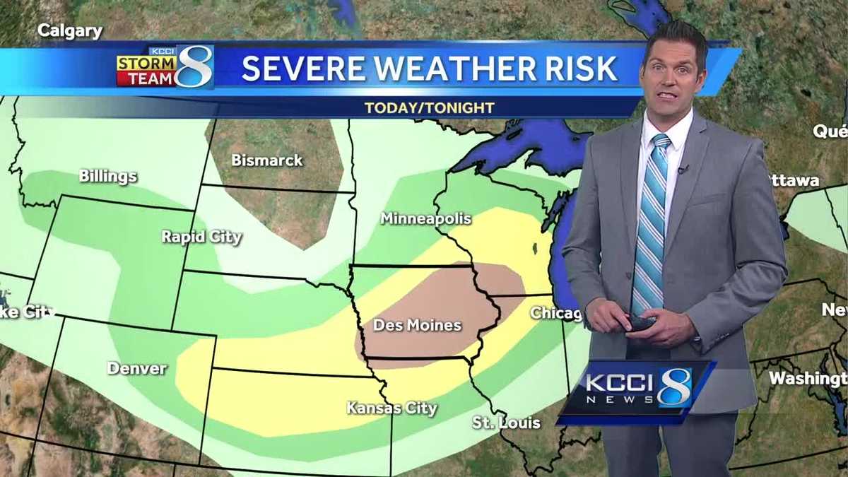 Videocast: Storm chances through the day