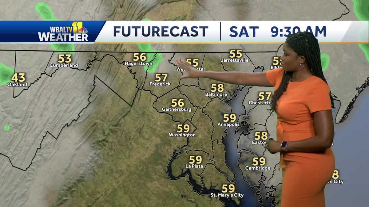 Cool and breezy day to start the weekend