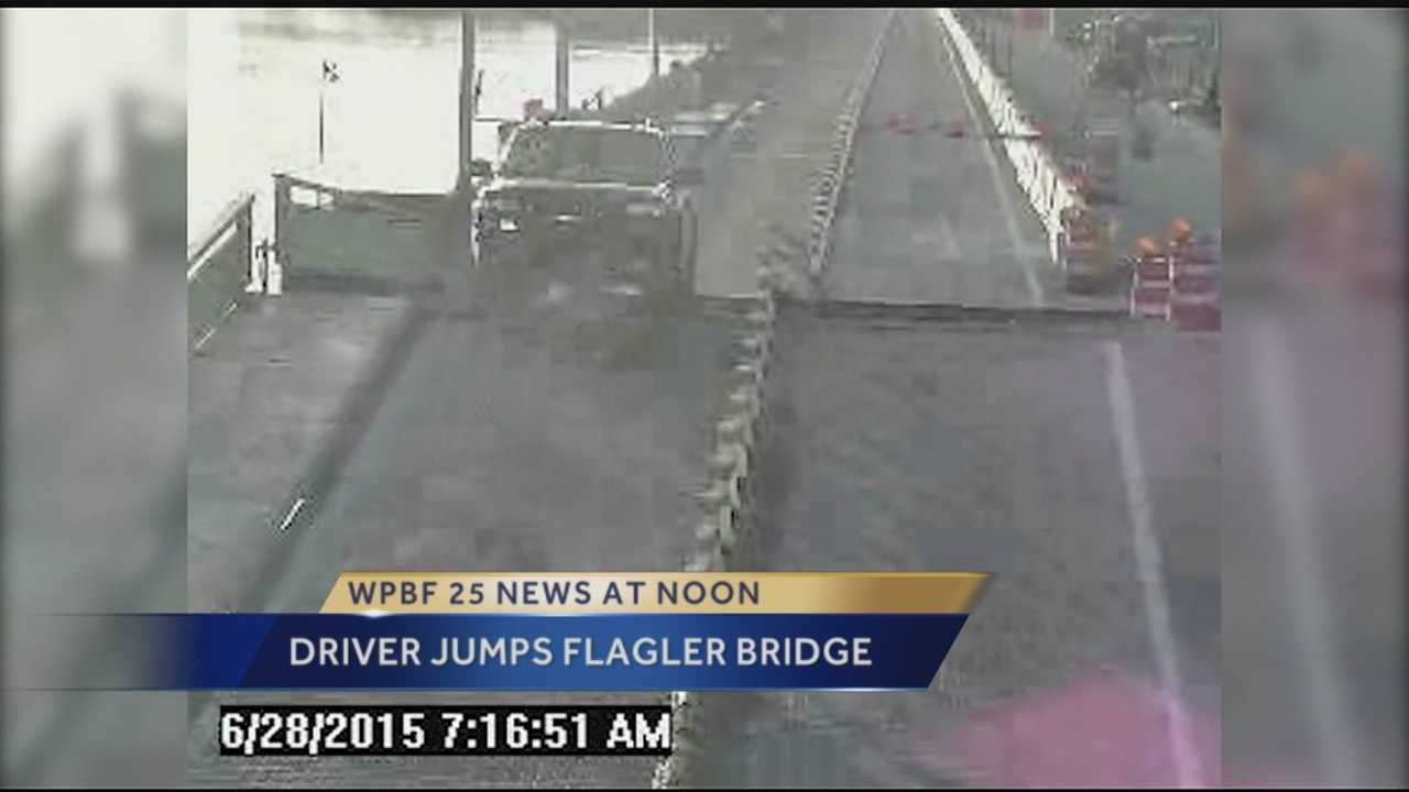 Florida Driver Attempts To Jump Flagler Bridge