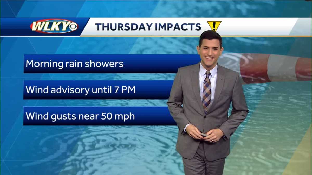 Wind advisory in effect Thursday