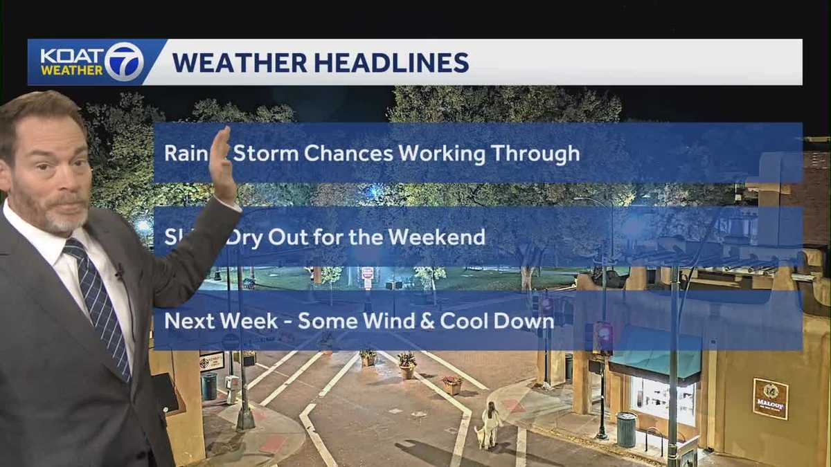 Rain and storm chances return to parts of the state today
