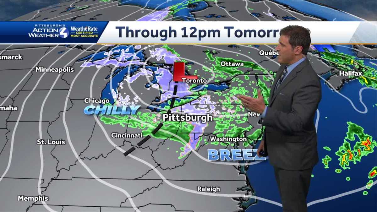 Pittsburgh weather May temperatures in the 40s