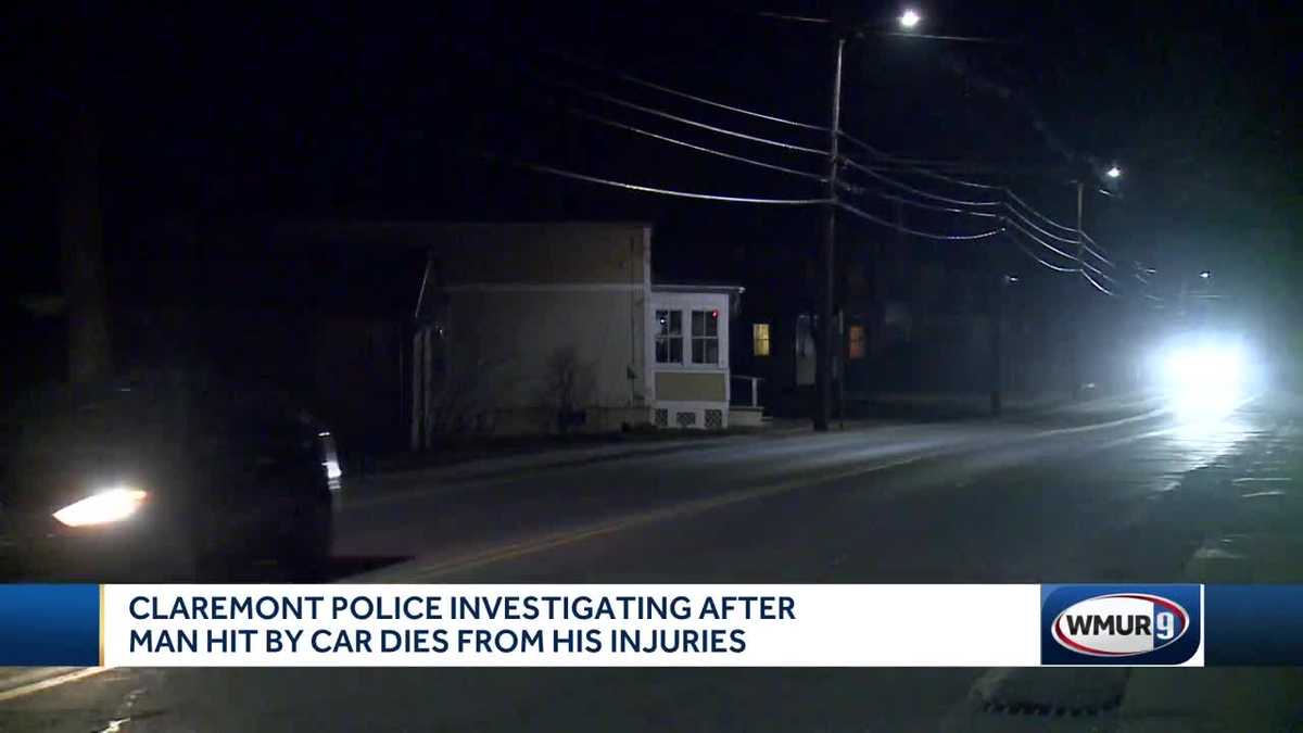 Claremont police investigating after man dies from being struck by car