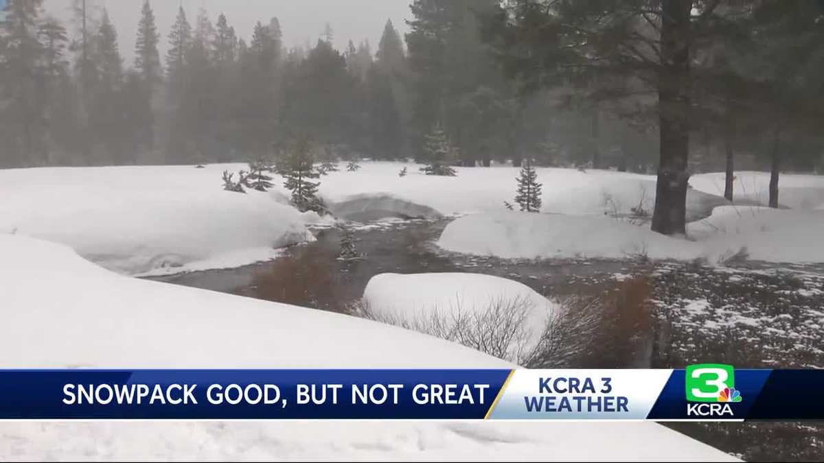 Sierra snowpack has nearly tripled in one month, DWR says