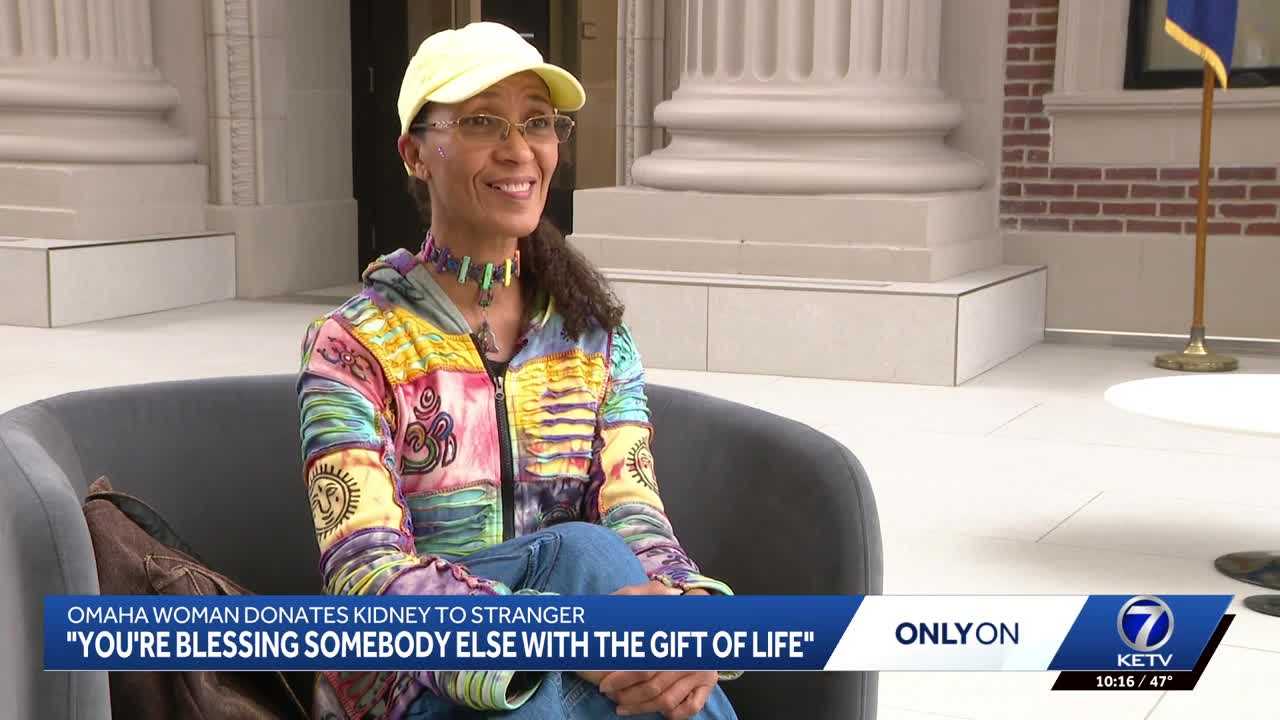 'You're blessing somebody else with the gift of life': Omaha woman donates kidney to stranger