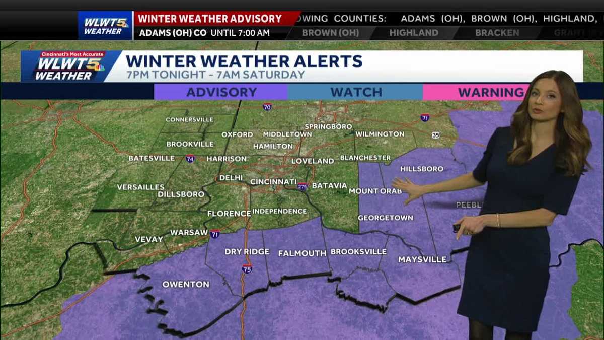 Winter Weather Advisory issued for incoming snow in Cincinnati area