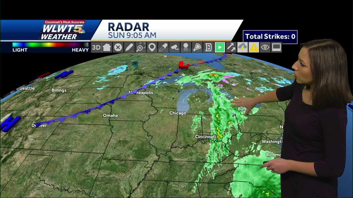Flurries and a few snow showers for Monday