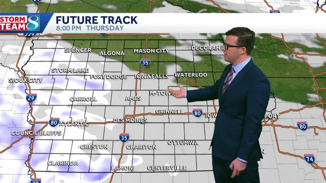 Iowa weather: Dropping temperatures before the weekend rebound