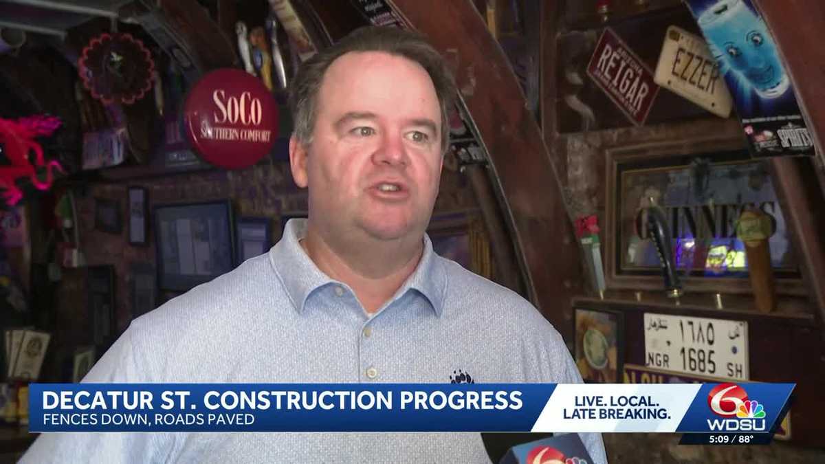 Decatur Street businesses struggle as French Quarter project nears completion