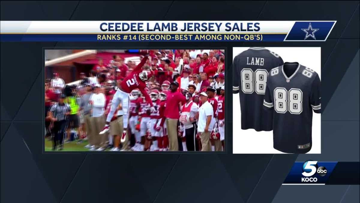 Former OU WR CeeDee Lamb ranks No. 14 on NFL's best-selling jerseys