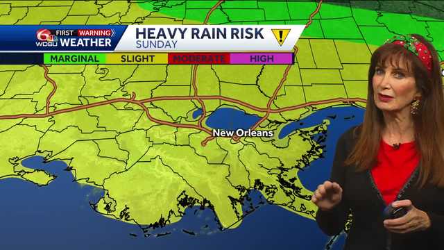 Risk locally heavy rain Sunday - Vimarsana News