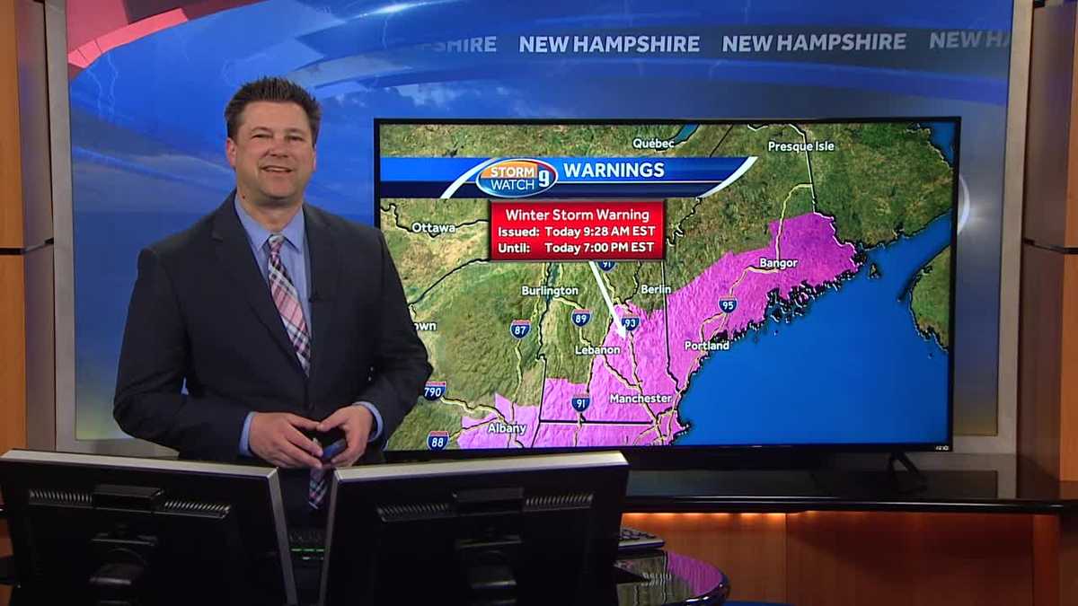Watch: Heavy snow falls