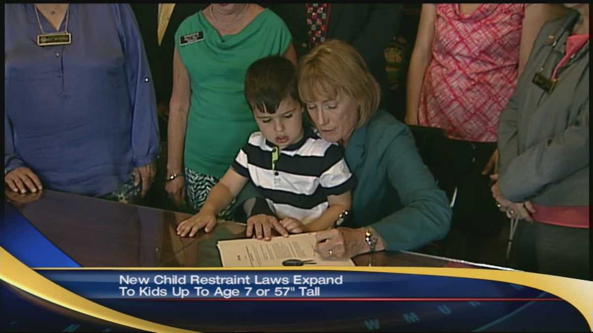 Gov. Hassan signs new child restraint law