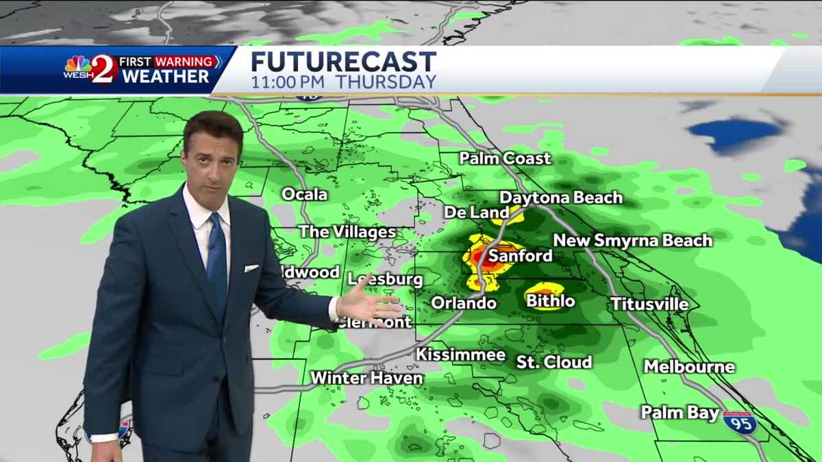 Showers & storms this evening then warm Friday with a few storms!
