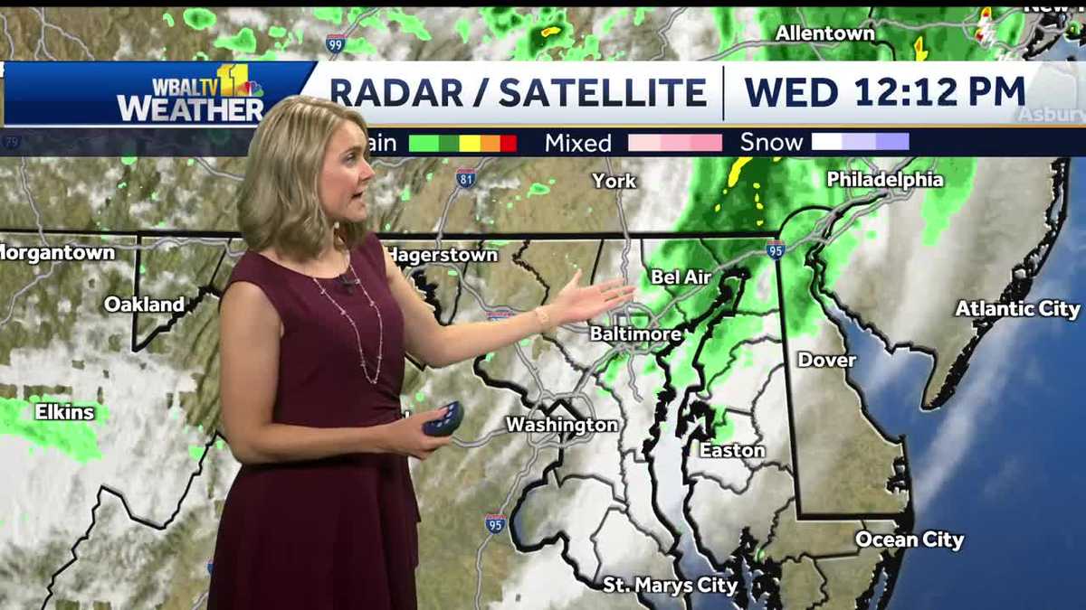 Much needed rain for Maryland keeps temps cooler in 70's