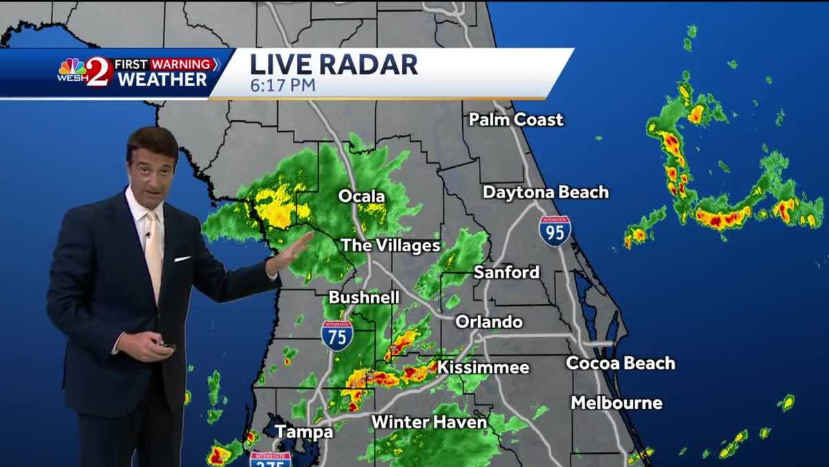 Rain chances lowering into the holiday weekend!
