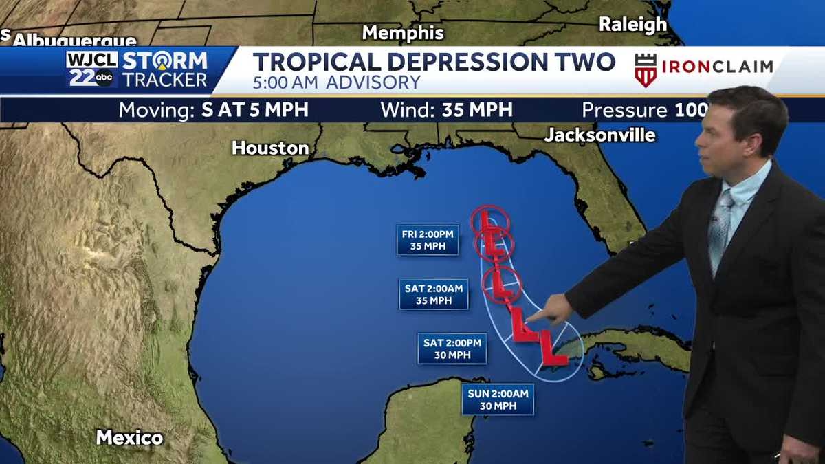 A few showers possible this weekend and the latest on TD #2 - WJCL
