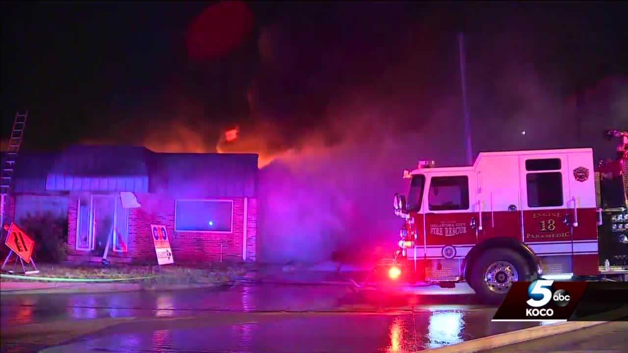 Crews Battle Three-alarm Fire At Northeast Oklahoma City Building