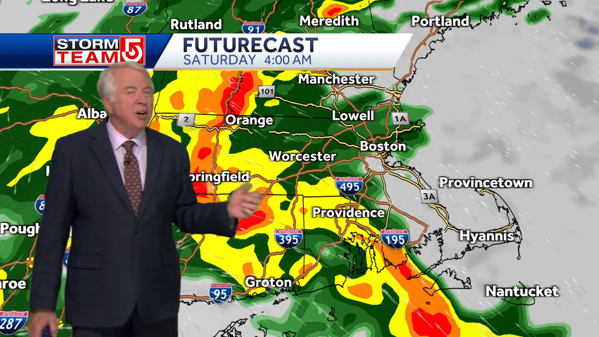 Video: Soggy Saturday to start the weekend