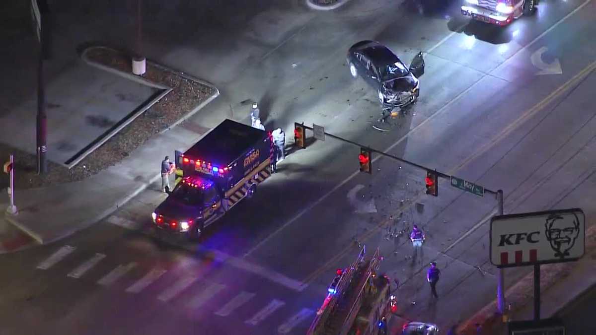 Person taken to hospital after crash near southwest OKC intersection