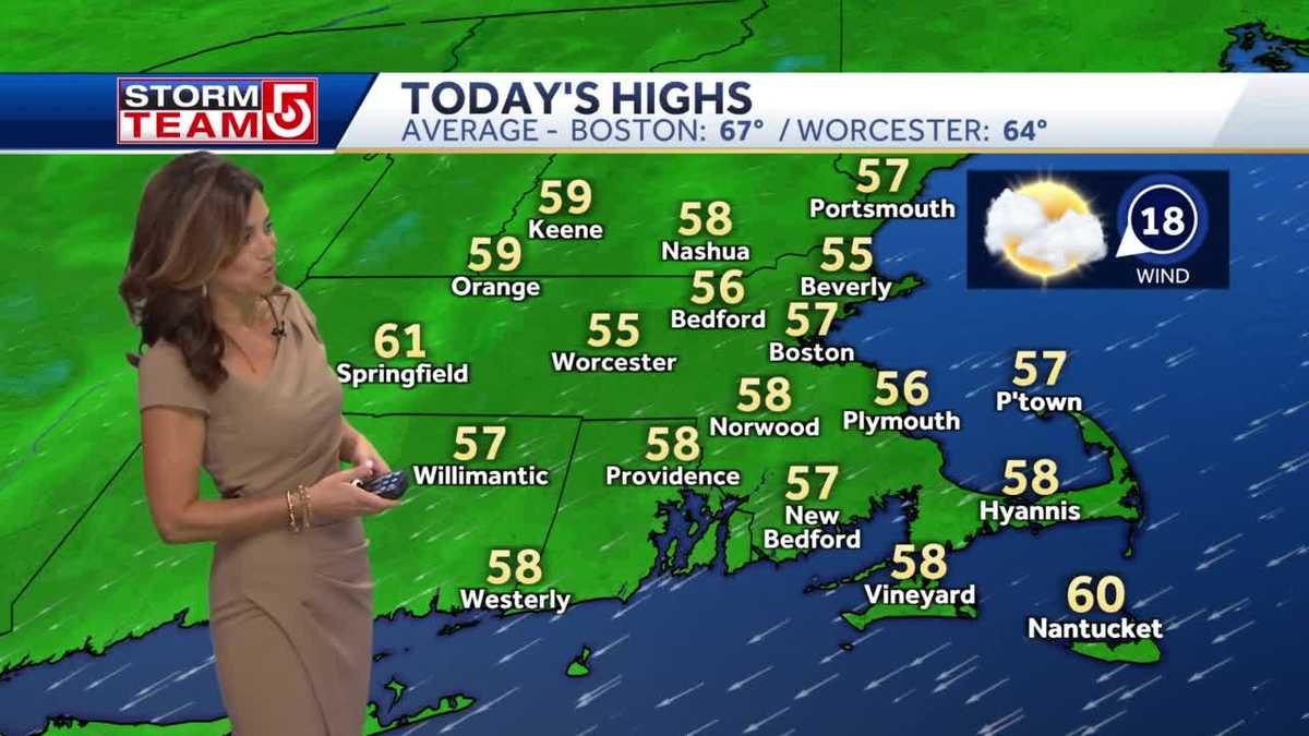 Video: Windy, cool start to work week