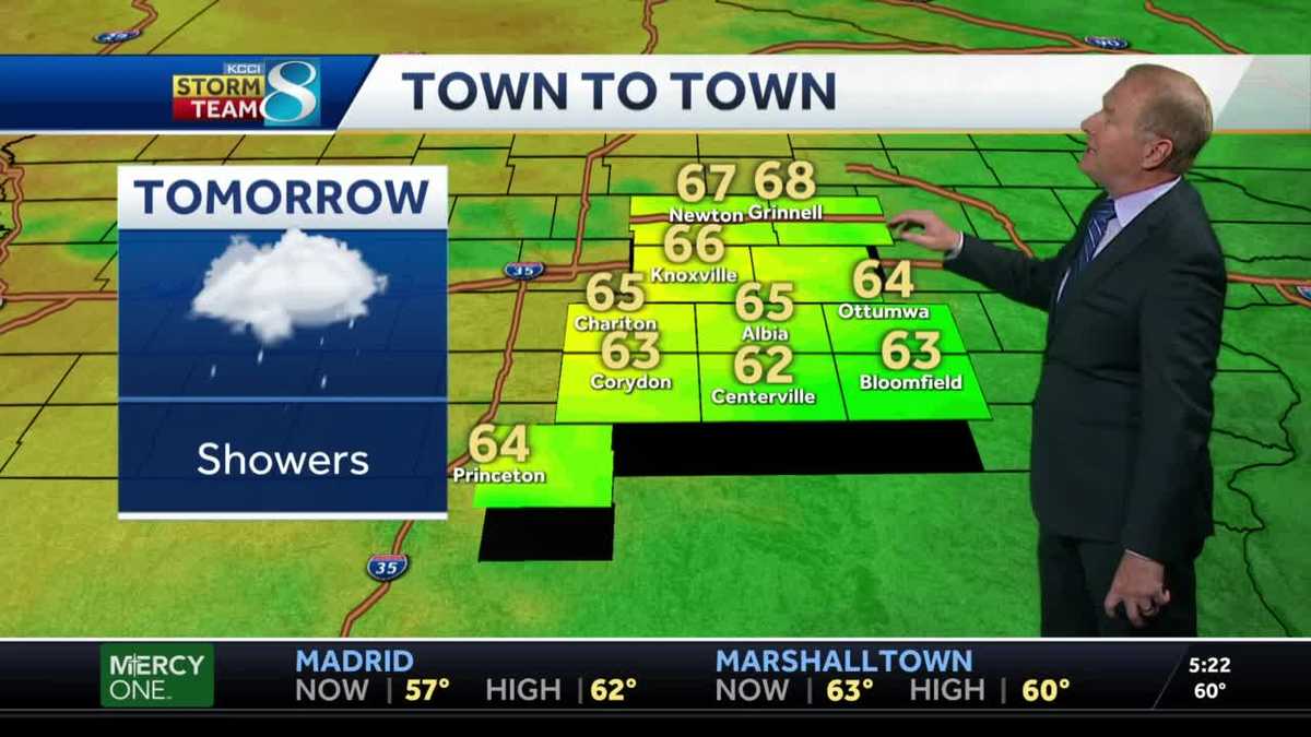 Rain chances continue into the weekend
