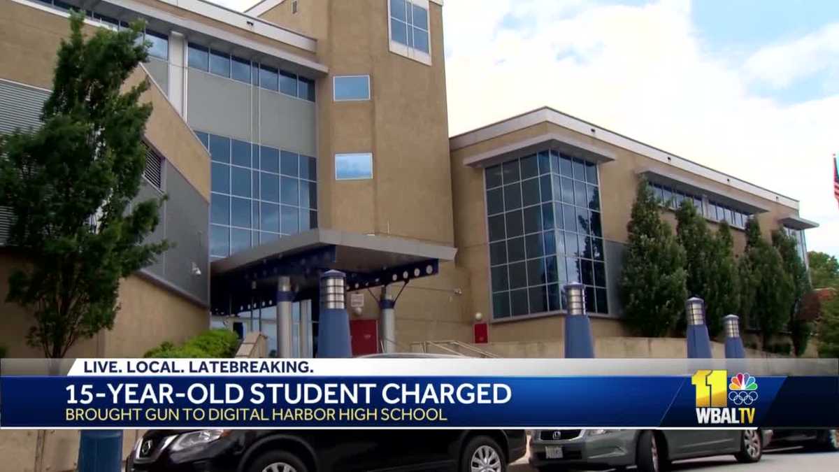 Teen charged for bringing loaded handgun to Digital Harbor High School