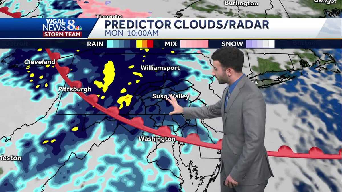 Mostly cloudy skies overnight, rain returns tomorrow morning across ...