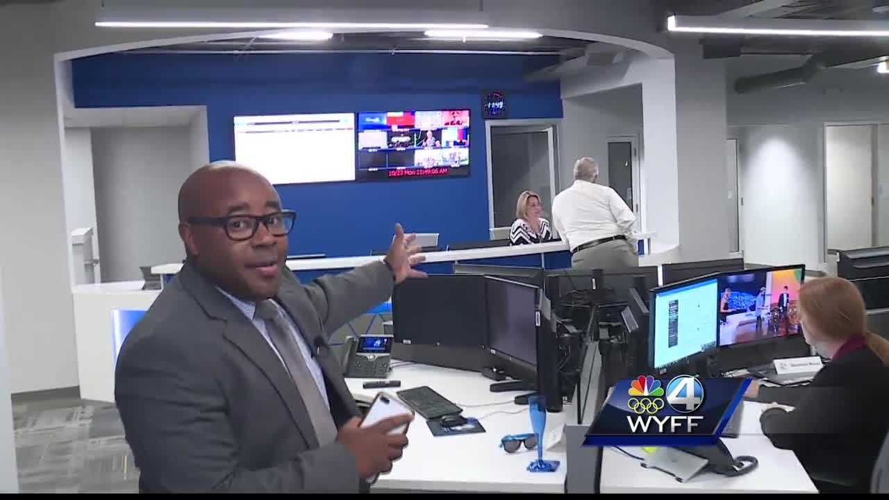 Inside Look At New WYFF News 4 Newsroom