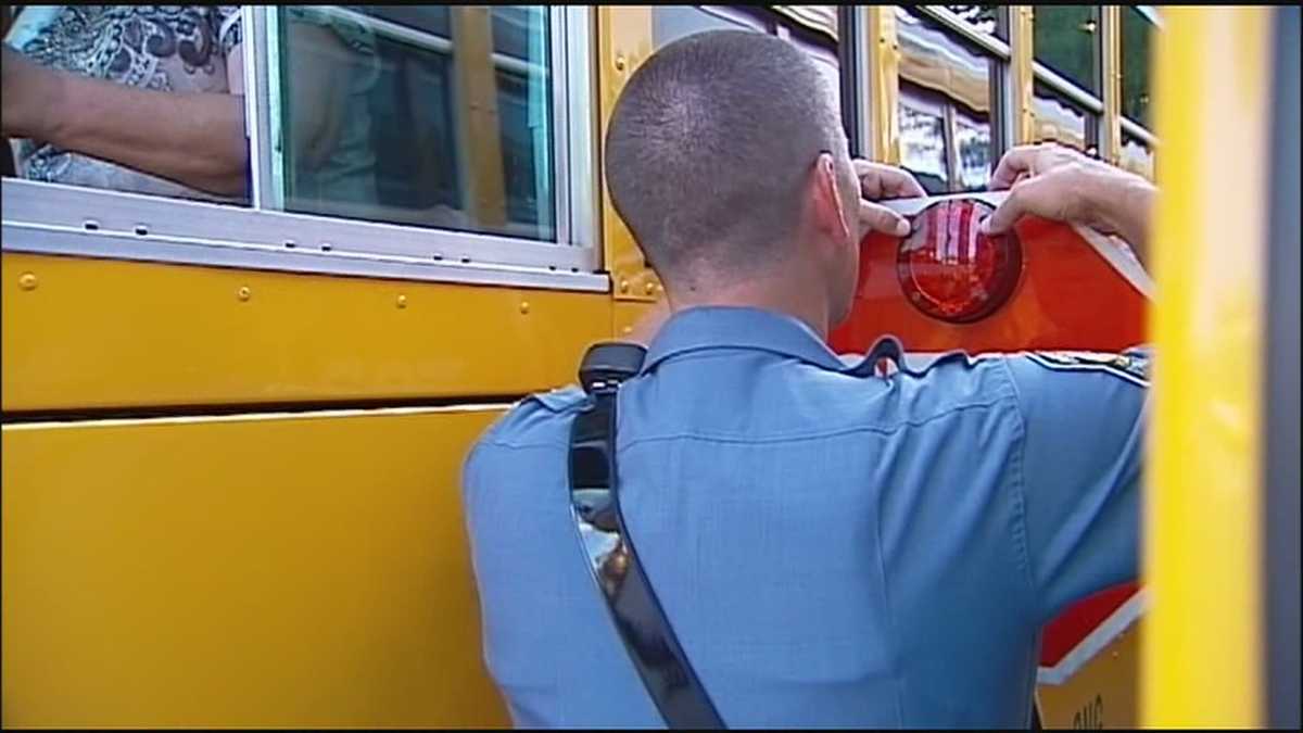 Kansas troopers put school buses through safety tests