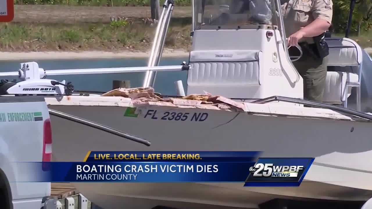 Boating Crash Victims Dies