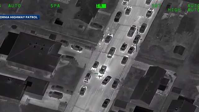 Watch: CHP helicopter captures Sacramento sideshow