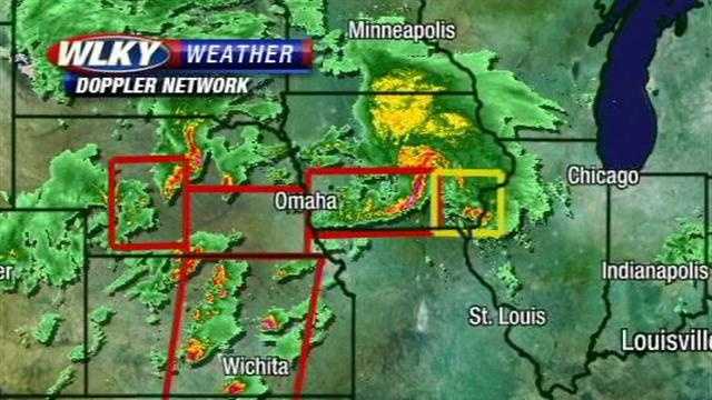Tornadoes rip through the Plains