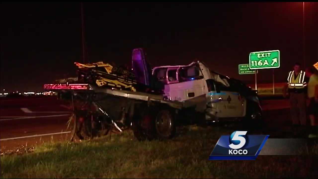 Patient In Ambulance Dies After Rollover Crash In Southwest Oklahoma City