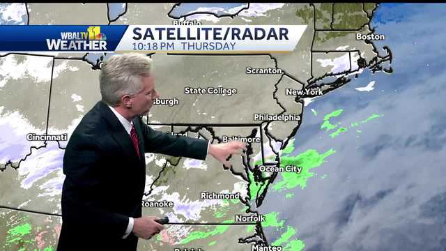 Here's the timeline for Friday's snow