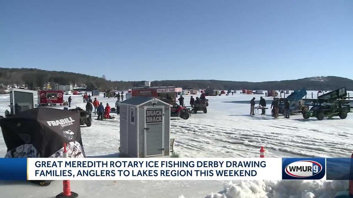Great Meredith Rotary Ice Fishing Derby draws families, anglers to lakes