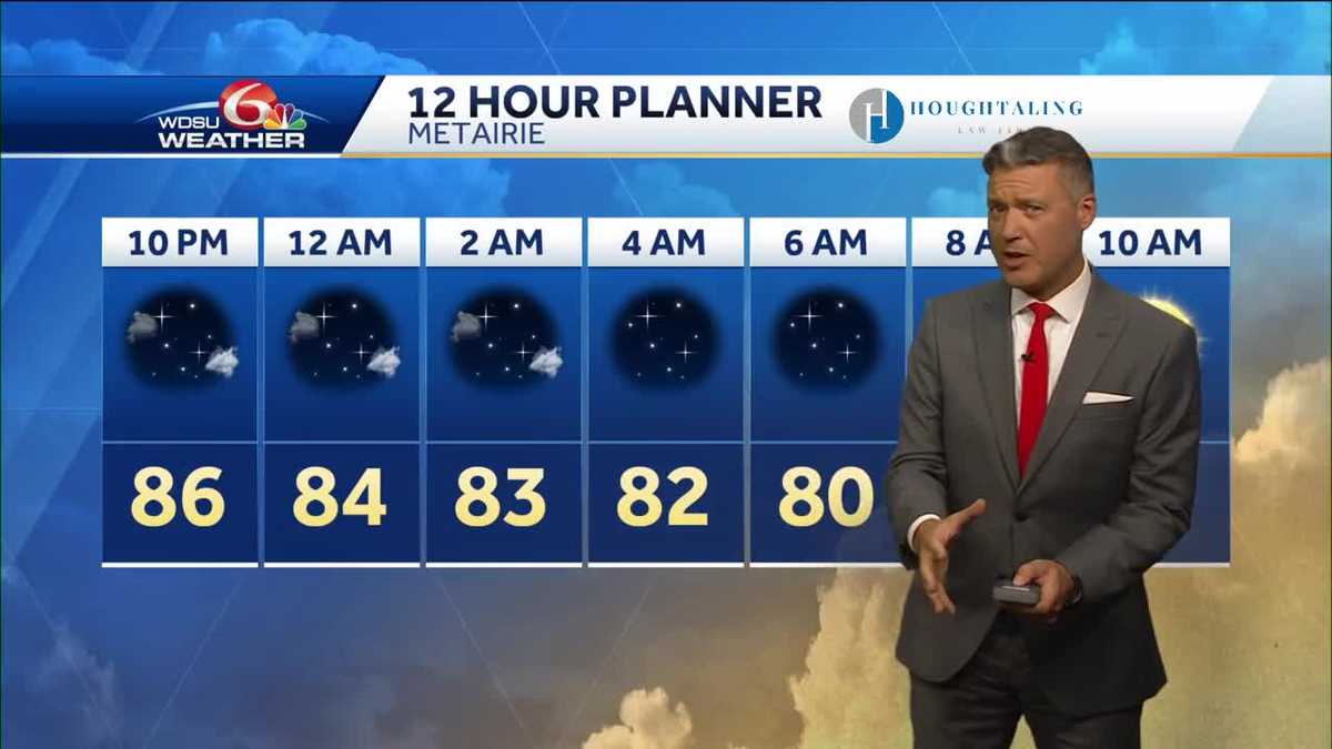 New Orleans excessive heat warning weather alert day forecast