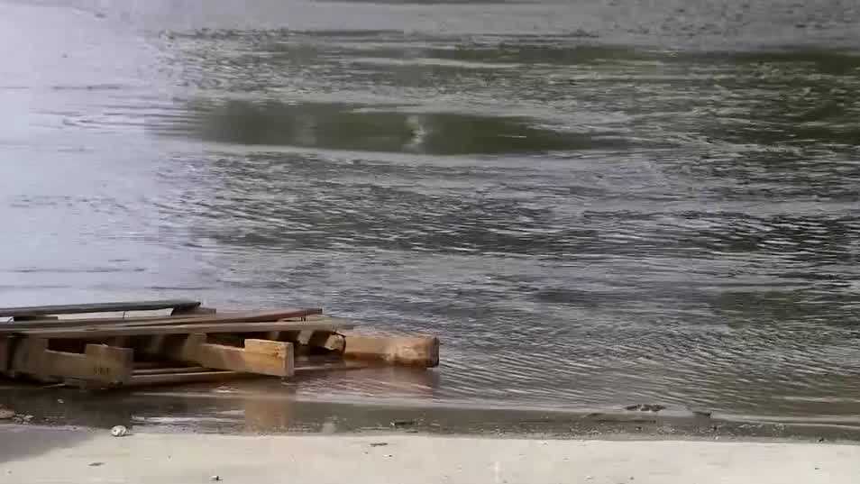 Video shows water beginning to rise in Shell Beach as Bertha nears landfall
